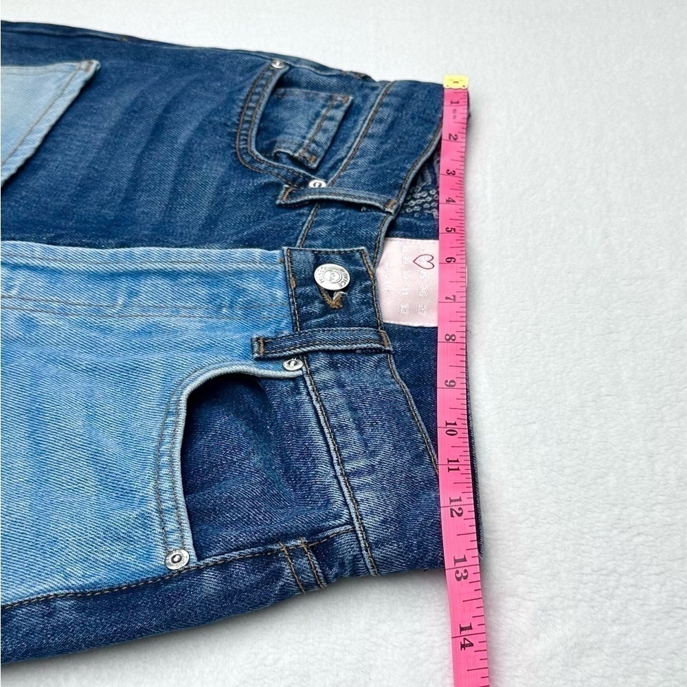 Revice Women’s Matchmaker Love at First Sight 24 Waist Patchwork Fringe Jeans - Picture 11 of 13